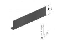 Alutec Evoke FC1435 Fascia C 435mm x 3m Slate Grey