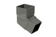 Floplast Rainwater RBS2AG 65mm Square 112D Offset Bend Anthracite