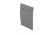 Marley Acme Double Camber Plain Tile Eave Top Dark Brindle