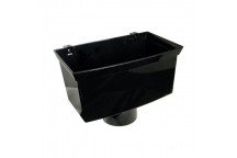 Floplast Rainwater RHX1B Hopper 110mm Black