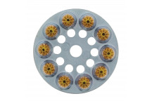 ITW 031700 Spit Disc Cartridge Med for P370 6.3mm x 10mm Yellow (100)