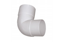 Floplast Rainwater RBH1W 80mm Round 92D Offset Bend White