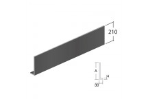 Alutec Evoke FB1210 Fascia B 210mm x 3m Umbra Grey