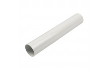 Floplast Rainwater RP2.5W 68mm Round Downpipe 2.5m White