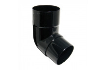 Floplast Rainwater RBH2B 80mm Round 112D Offset Bend Black