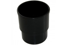 Floplast Rainwater RSH1B 80mm Round Pipe Socket Black