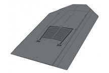 Manthorpe GILSV25-20-GR Small Format In-Line Slate Vent Grey