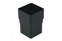 Floplast Rainwater RSS1B 65mm Square Pipe Socket Black