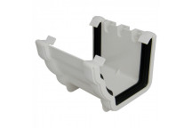 Floplast Niagara Ogee RUN1W Union Bracket White