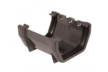 Floplast Squareline RUS1A 114mm Union Bracket Anthracite Grey