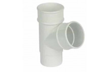 Floplast Rainwater RY1W 68mm Round 67D Branch White