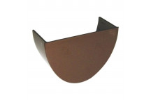 Floplast Hi-Cap REH2BR Int Stopend Brown