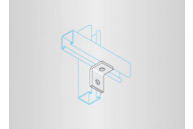 Unistrut P1068 90 Degree Angle Fitting 1&1 Hole 160mm HG