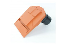 Ubbink 100130294511 UB37 Plain Tile Terminal Terracotta