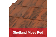 Lagan TBREDMOSSTILE Shetland Interlocking Clay Tile Moss Red