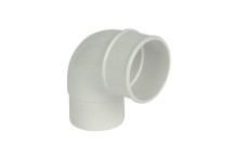 Floplast Rainwater RB1W 68mm Round 92D Offset Bend White