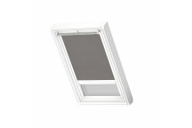 Velux RSL CK06 4161SWL Solar Roller Blind Grey White Line