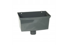 Floplast Rainwater RHS1A Hopper 65mm Sq / 68mm Round Anthracite