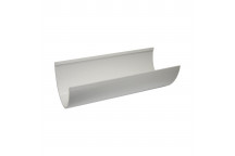 Floplast Hi-Cap RGH4W Gutter 4m White