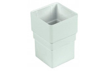 Floplast Rainwater RSS1W 65mm Square Pipe Socket White