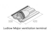 Marley Ludlow Major Vent Terminal 297 Smooth Grey 28