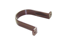 Floplast Rainwater RC1BR 68mm Round Pipe Clip Brown