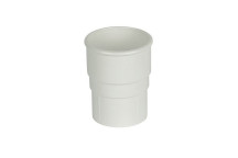 Floplast Rainwater RS1W 68mm Round Pipe Socket White