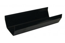 Floplast Squareline RGS2B 114mm Gutter 2m Black