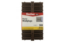 Fischer 94788 WB300 Plastic Plugs Brown (5)