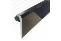 SureEdge Check Kerb Trim 2.5m Black Each inc Joiner & Pins