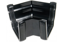 Floplast Niagara Ogee RAN4B 135D Ext Angle Black