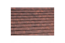 Marley Acme Double Camber Plain Tile Eave Top Burnt Flame