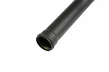 Brett Martin Cascade BS413CI 110mm Single Socket Pipe 2.5m Black