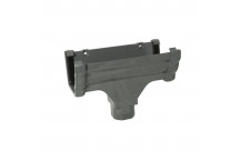 Floplast Niagara Ogee RON1AG Running Outlet Universal Anthracite