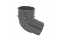 Floplast Rainwater RB2A 68mm Round 112D Offset Bend Anthracite