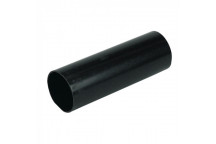 Floplast Rainwater RPH4B 80mm Round Downpipe 4m Black