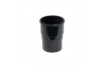 Floplast Rainwater RS1B 68mm Round Pipe Socket Black