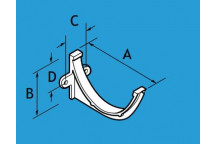 Alumasc HR1/14 100mm HR Fascia Bracket PPC