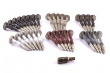 Etex 4043190 Cedral Screw Torx w Wings 4.8mm x 38mm C04 Dark Brown