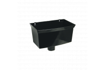 Floplast Rainwater RHS1B Hopper 65mm Square / 68mm Round Black