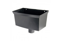 Floplast Rainwater RH1CI Universal Hopper 65/68mm CI Black