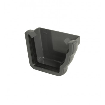 Floplast Niagara Ogee REN2AG RH Ext Stopend Anthracite