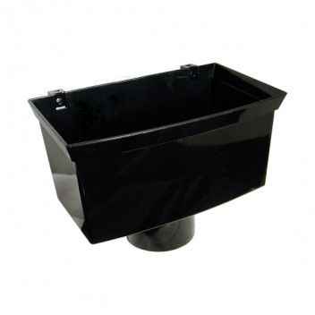 Floplast Rainwater RHX1B Hopper 110mm Black