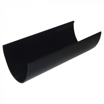 Floplast Hi-Cap RGH4B Gutter 4m Black