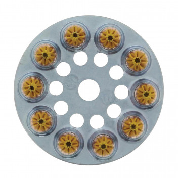 ITW 031700 Spit Disc Cartridge Med for P370 6.3mm x 10mm Yellow (100)