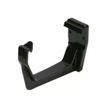 Floplast Squareline RKS1B 114mm Fascia Bracket Black