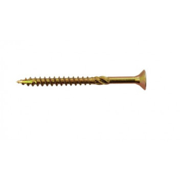 Forgefix SPE560Y Yellow Zinc Spectre Woodscrew 5.0 x 60mm ZYP (100)