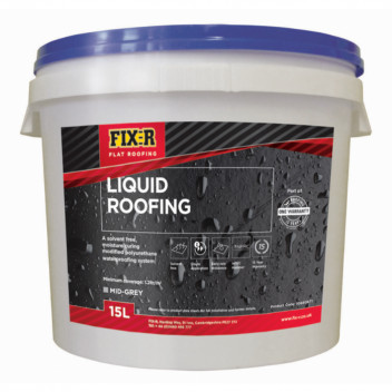 FIX-R Liquid Roofing 15L Mid Grey