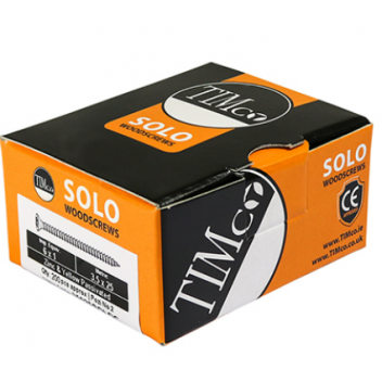 TIMco 45060SOLOC Solo Woodscrew CSK PZ2 No.9 x 2 1/2in ZYP (200)