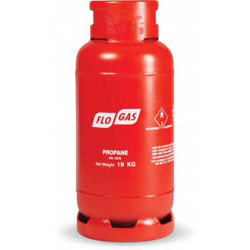 Flogas Propane Gas 50002 19kg Nominal Content Refill (Red)